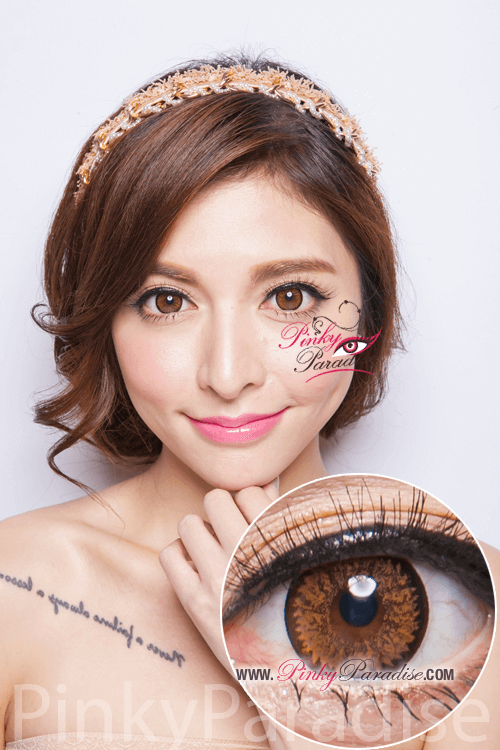 Geo Wondereye Brown Circle Lenses (Colored Contacts)