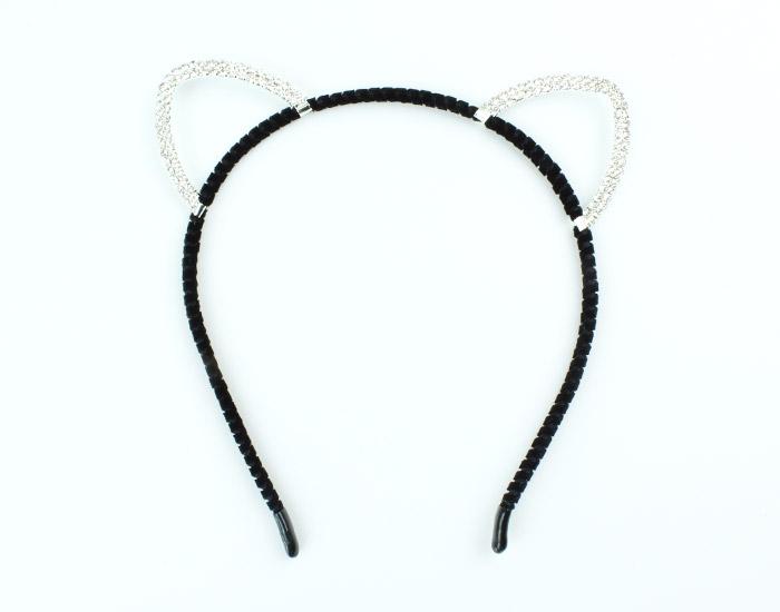 Rhinestone Cat Ears Headband | PinkyParadise – www.pinkyparadise.com